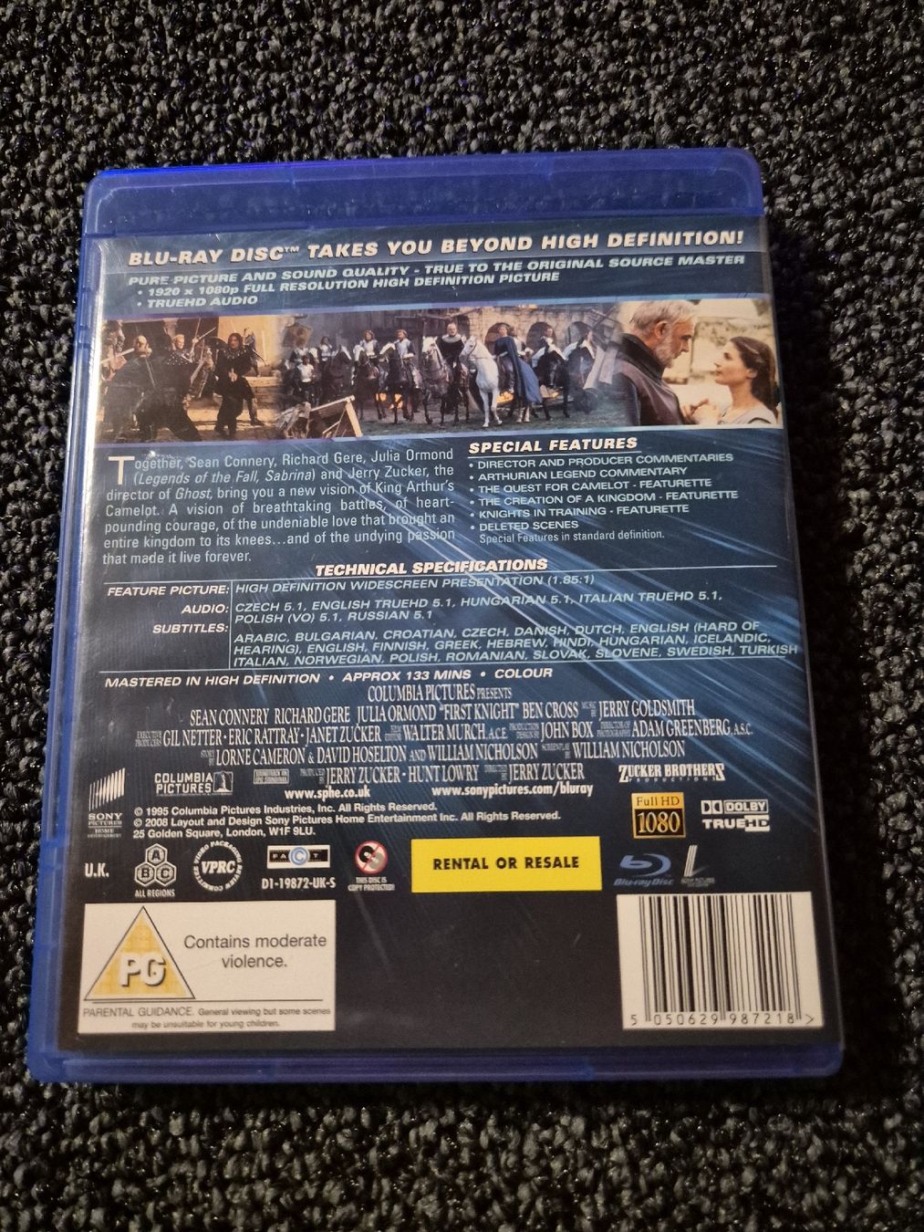 Alle DVDs: First Knight – Gebraucht aus Ruswil von jan_bxl5 1