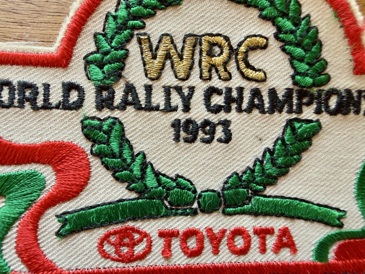 Toppe: Aufnäher Stick Stoff Patch  Toyota WRC 1993 – Nuovo (secondo la descrizione) da Haegendorf venduto da Chruege 3