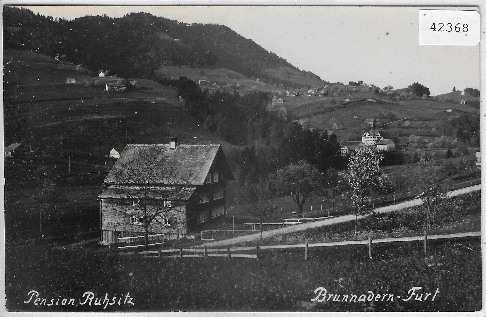 Cartes postales: Pension Ruhsitz - Brunnadern-Furt – D'occasion à Ettingen par Kartenplanet