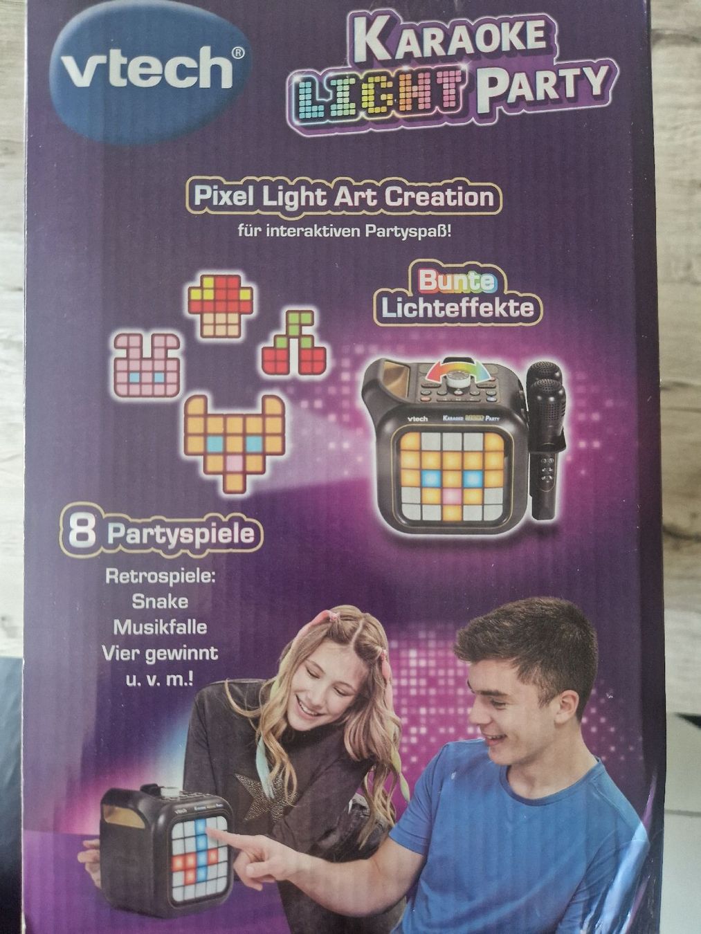 Vtech Giocattoli: Système karaoké VTech LightParty avec deux micros / Allemand – Nuovo e nell'imballaggio originale da Yverdon-les-Bains venduto da car_2nzz 2