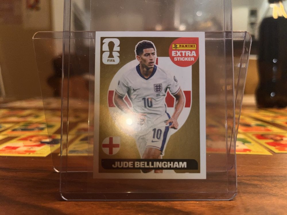 Jude Bellingham Panini 2026 Extra Sticker Gold (Neu (gemäss ...