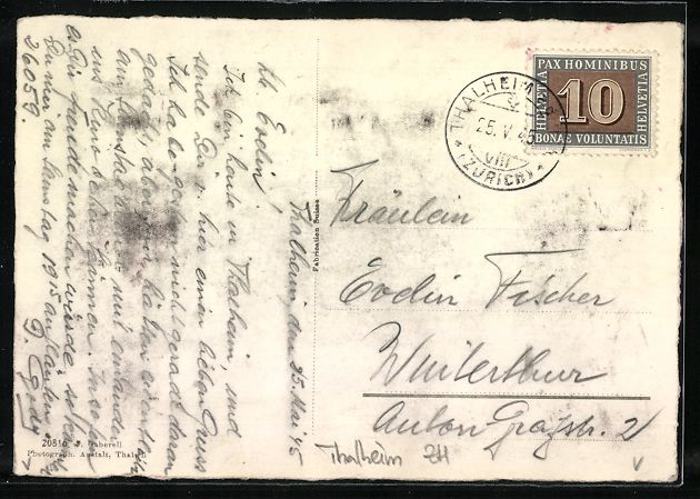 Cartoline postali: Thalheim, Strassenpartie mit Fachwerksh – Usato da Berlin venduto da bartko-reher 1