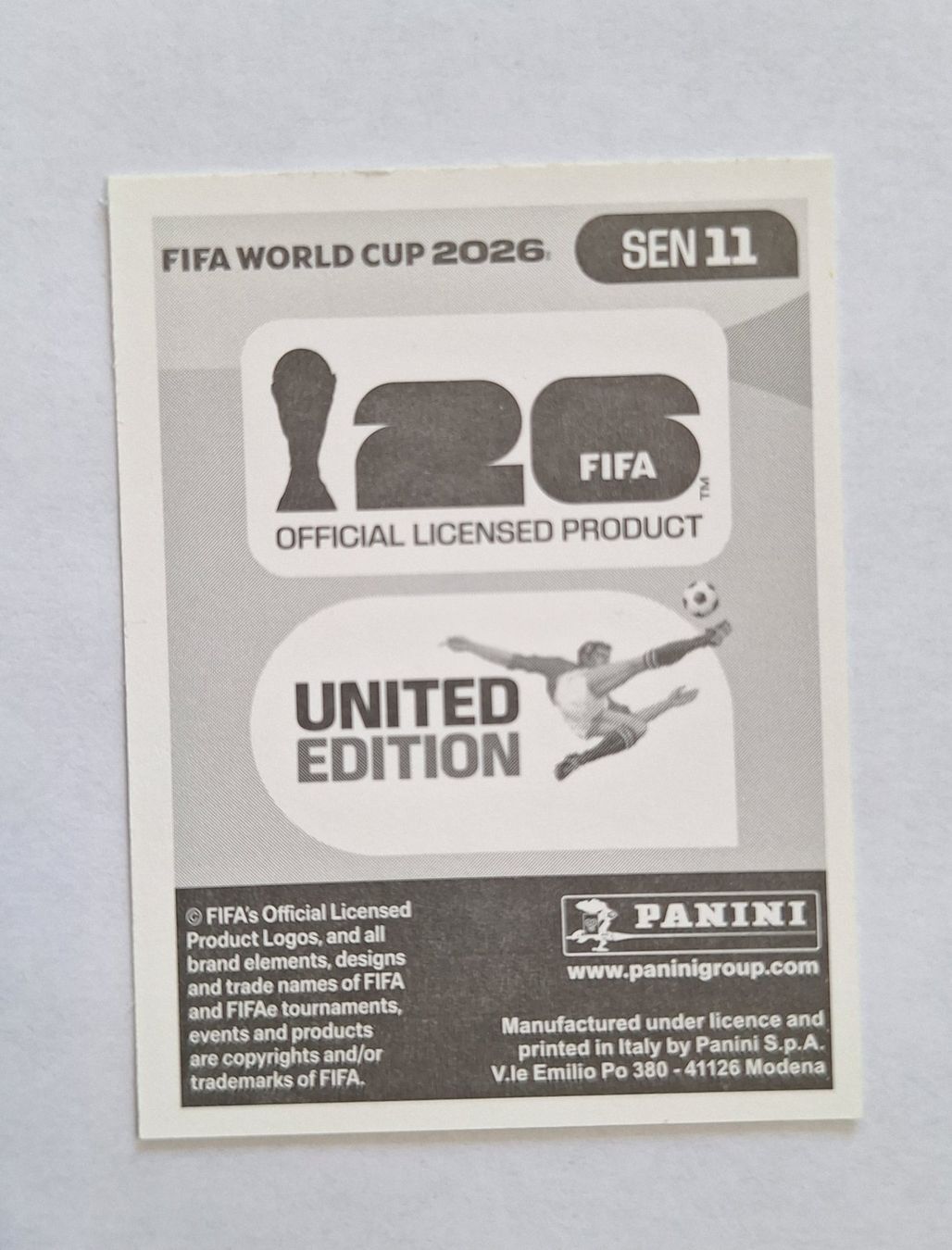 Panini Sammelbilder & Trading cards: Panini Pape Gueye SEN 11 – Neu (gemäss Beschreibung) aus Romanens von Crocette 1