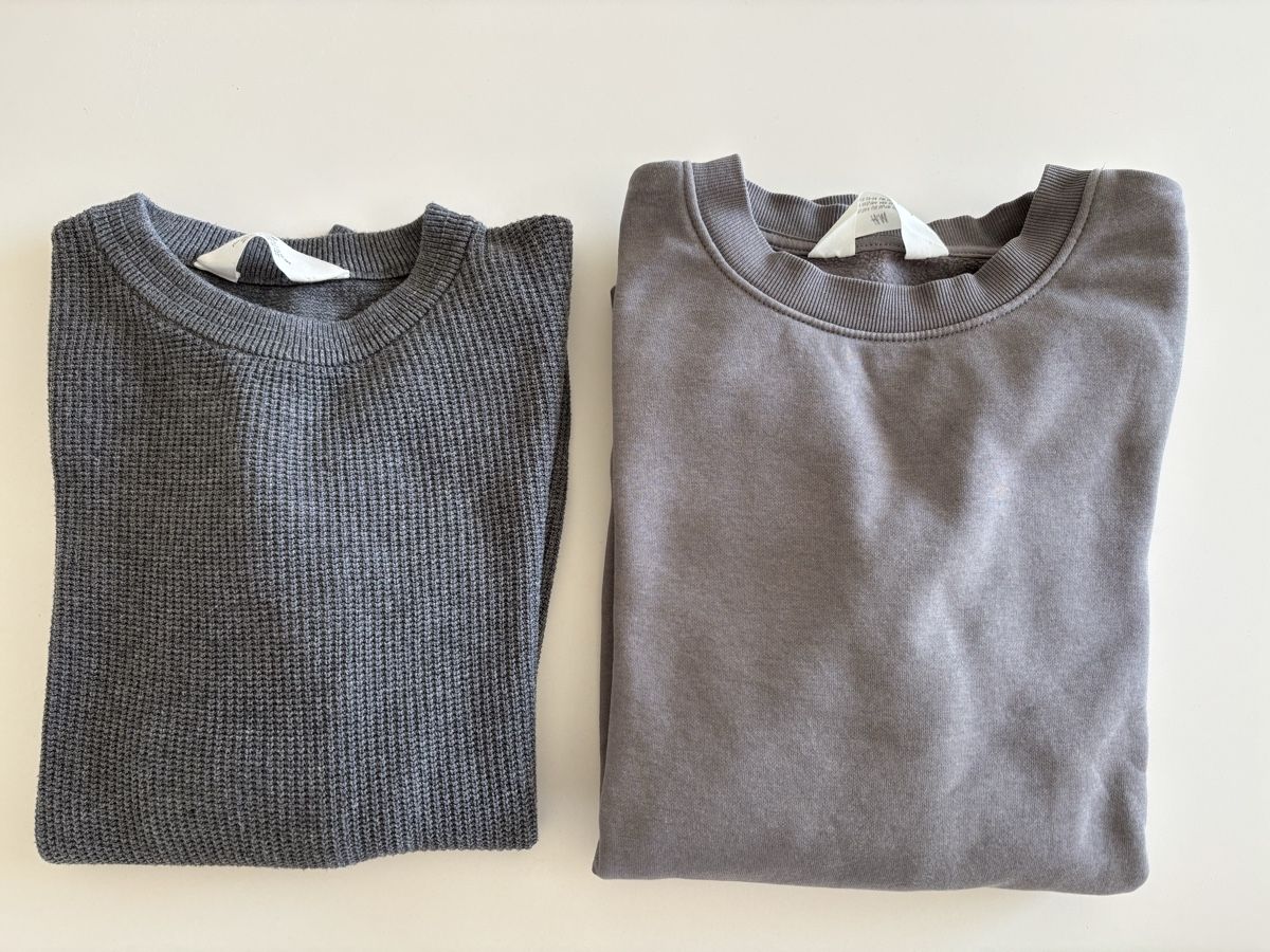H&M Pulls et sweat-shirts: Pullover-Set anthrazit, Grösse 158/164 – D'occasion à Rain par Denbie
