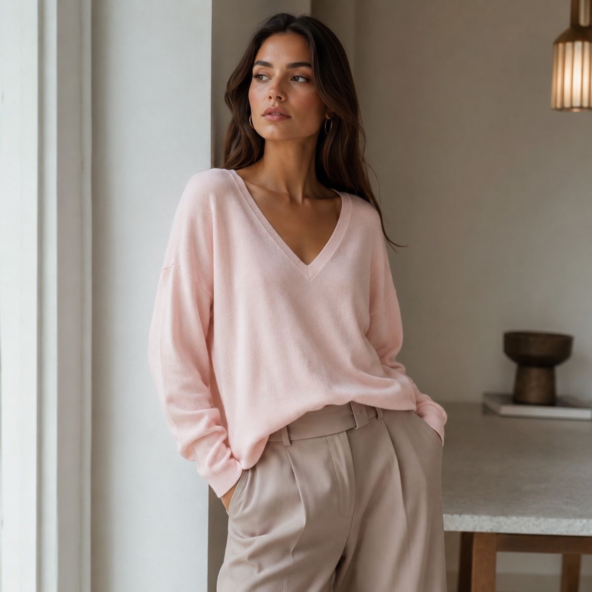 Zara Maglioni & Felpe: ZARA Feinstrickpullover V-Ausschnitt Pullover Gr.38-40 Neu – Nuovo e nell'imballaggio originale da Rotkreuz venduto da beltraum 1