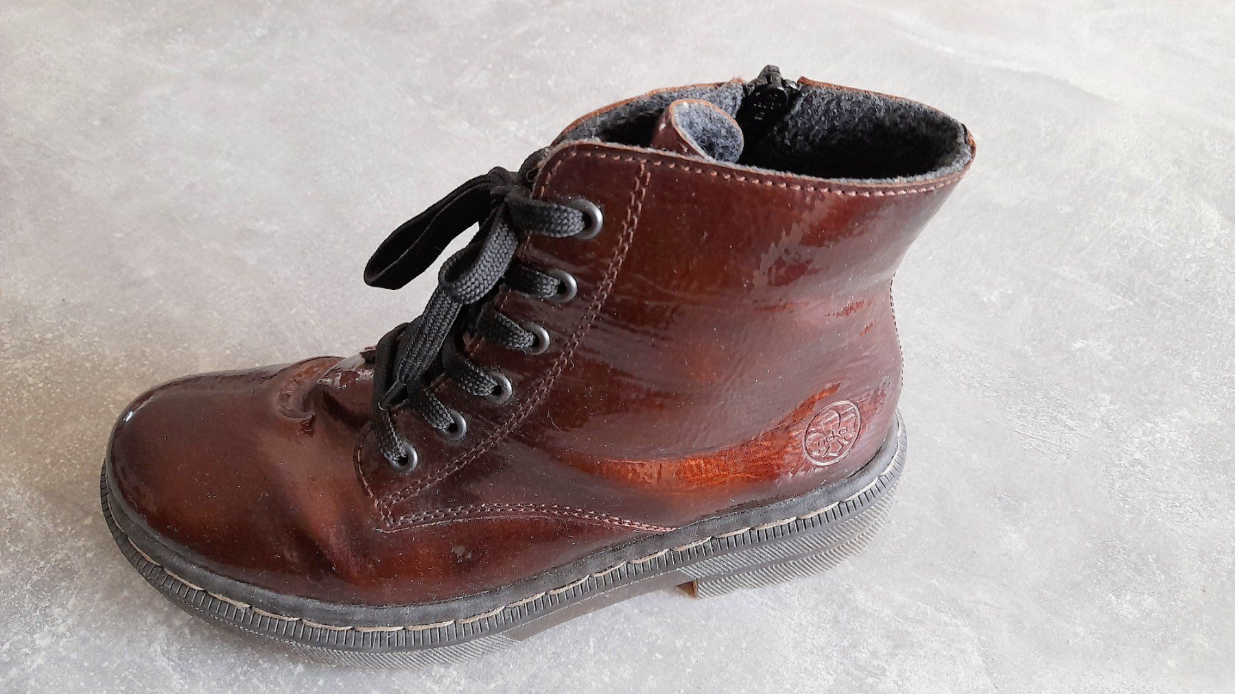 Rieker Scarpe da donna: Schöne Glänzige Rieker Boots – Usato da Schaffhausen venduto da col_t6cz 1