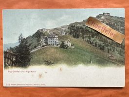 Alte Ansichtskarte Rigi-Staffel Rigi-Kulm 