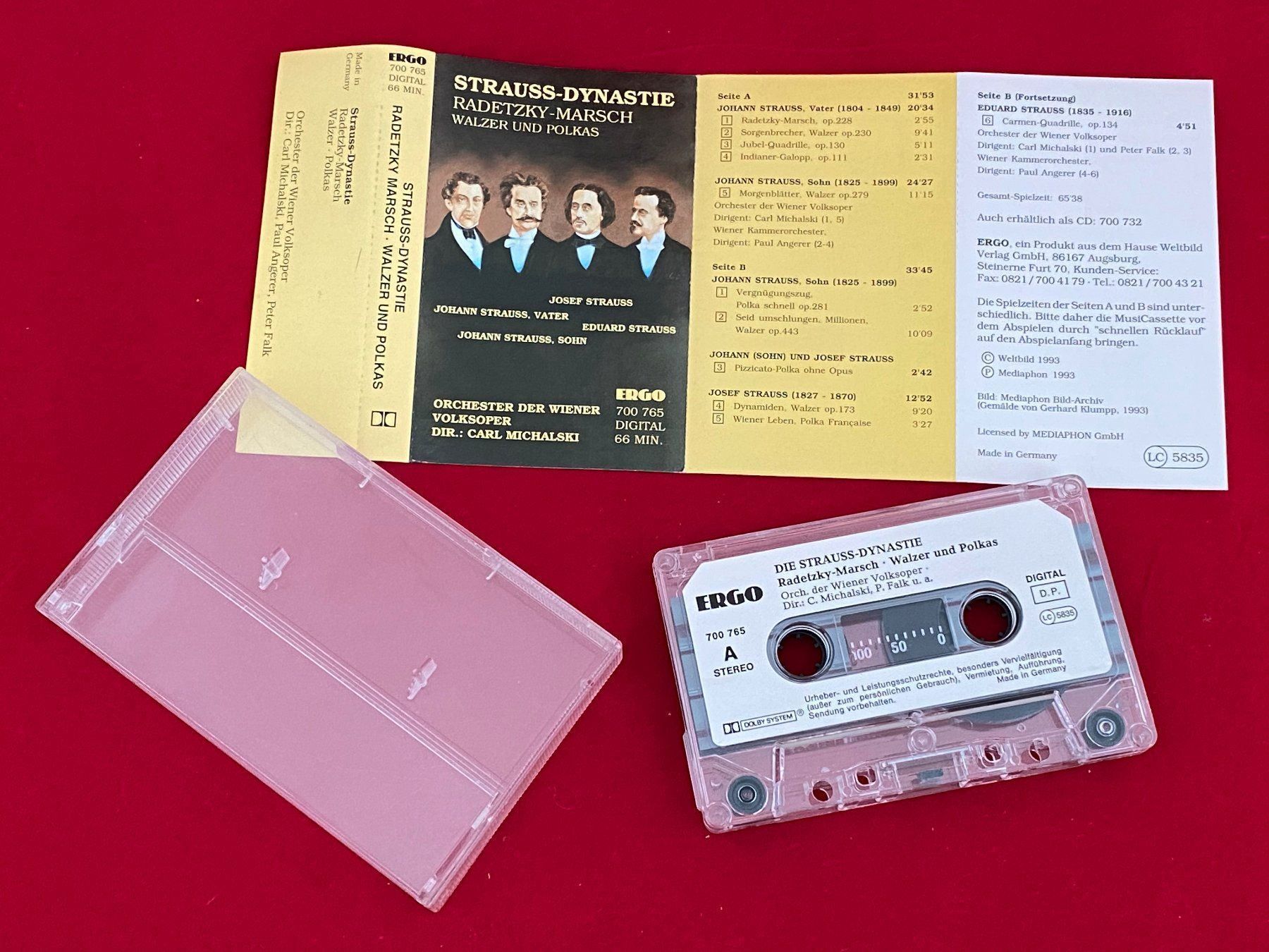 Musicassette: Johann Strauss - 2 MC – Usato da Egolzwil venduto da Bubbly76 2
