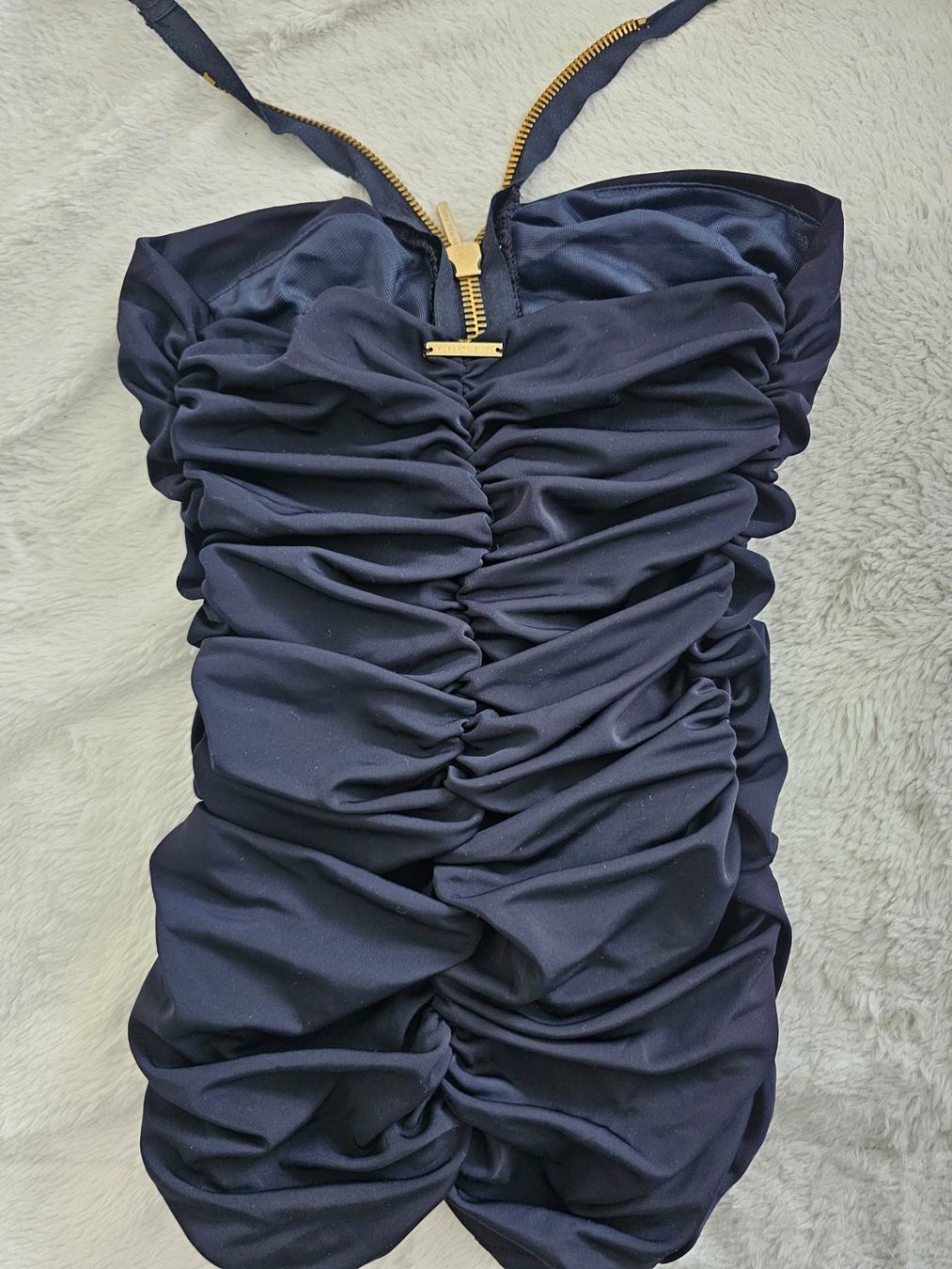 Tops: Haut Roberta Biagi bleu fermeture éclair dorée XS – Neu (gemäss Beschreibung) aus lausanne von mariamimib 1