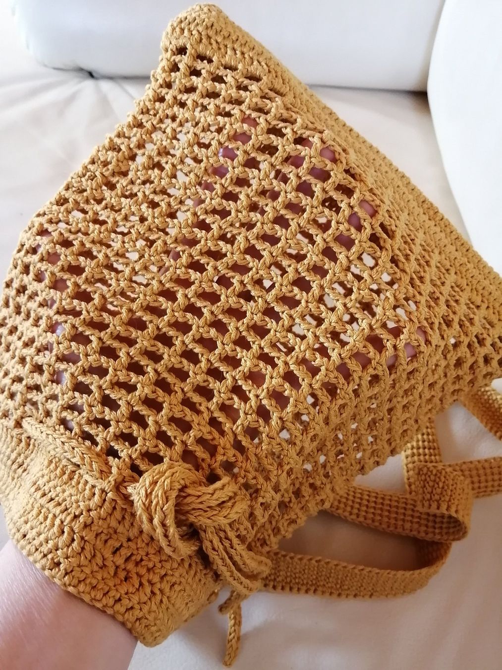Sacs femmes: handgestrickte Umhängetasche 100%Baumwolle – Neuf (Voir description) à Buchrain par nat_pl5p 4
