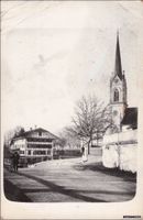 Unbekannter Ort // Schweiz Dorf Kirche