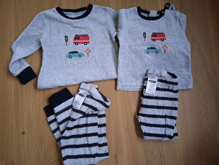 2 Lilly & Dan Pyjamas Feuerwehr Gr. 86 - 104