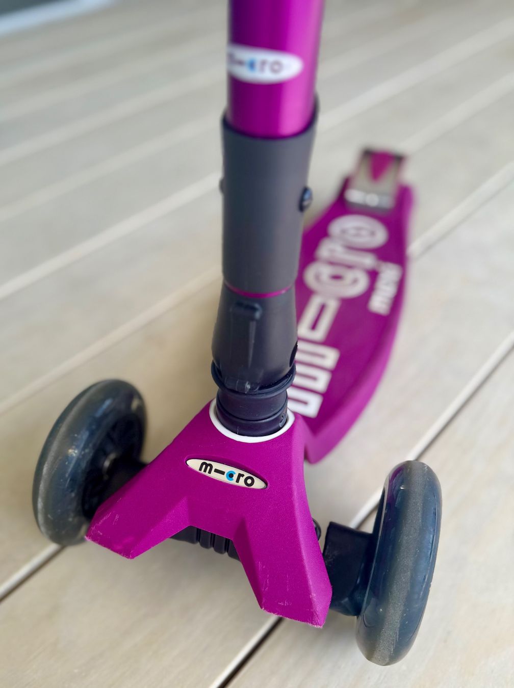 Micro Kickboard: Micro Maxi Deluxe Foldable LED Scooter mit Micro Ribbons Neo – Usato da Meilen venduto da tplm 3