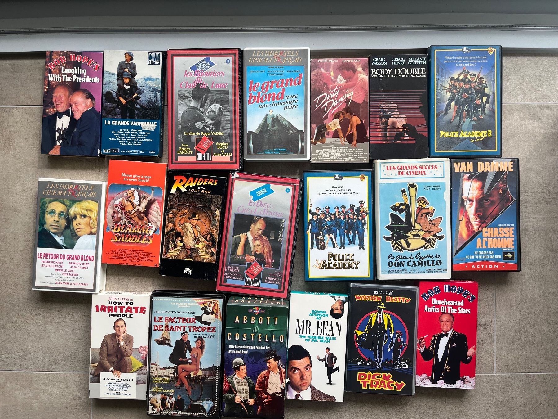 Alle VHS: 20 VHS - Comédie / Action populaire – Gebraucht aus Biel/Bienne von Jan_321