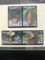 WWF Vanuatu 1996 Satz Flughunde postfrisch