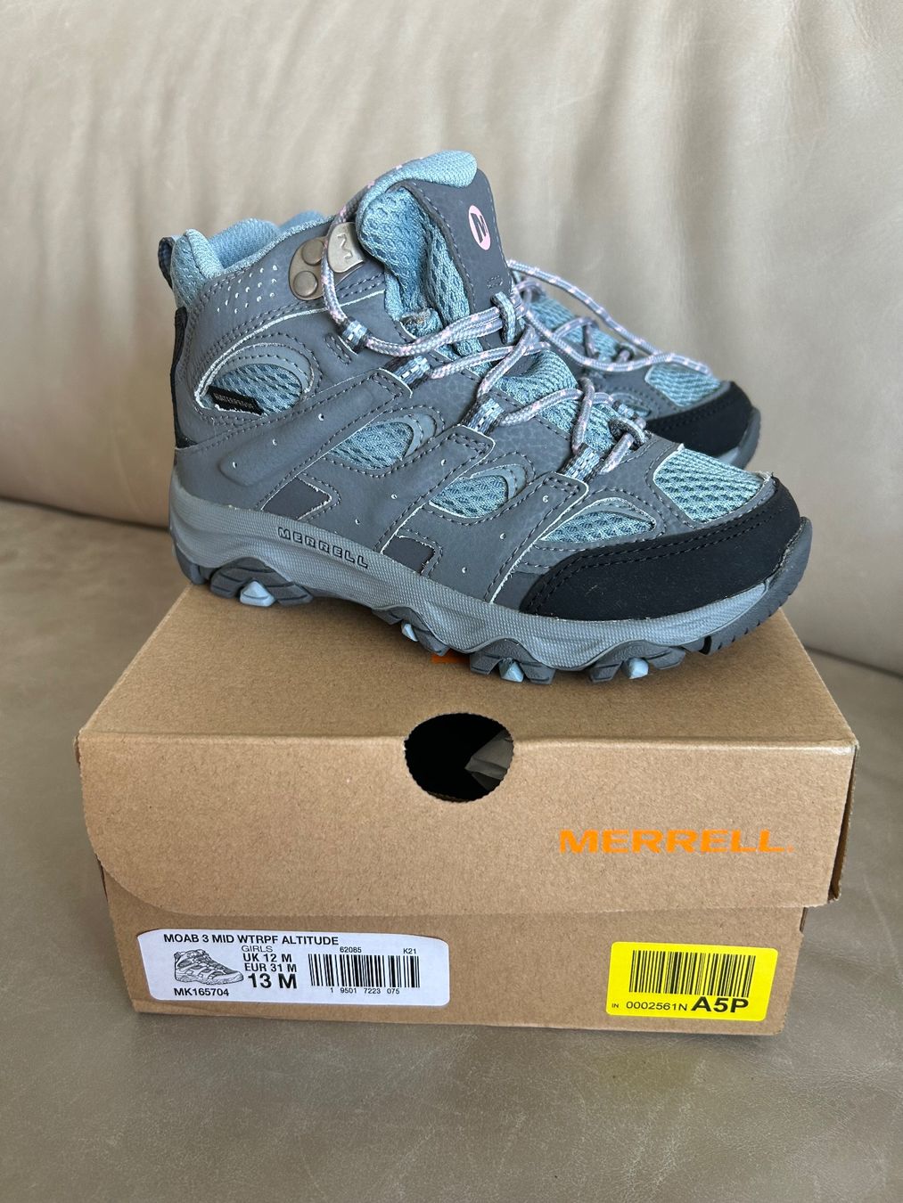 Merrell Scarpe per ragazzi: Merrell Wanderschuhe, Gr. 31, ganz NEU – Usato da Wädenswil venduto da LS777 3