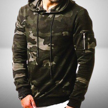😎🌲 Herren Hoodie Camouflage 🌲💫