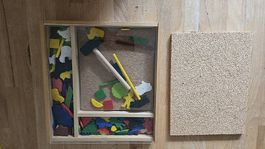 Hammerspiel Holz Kork