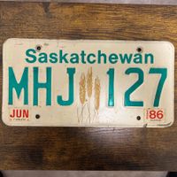 🇨🇦 Autoschild, Saskatchewan MHJ 127 - Kanada 