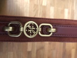 GUESS gürtel rostbraun grösse M 80, wie neu