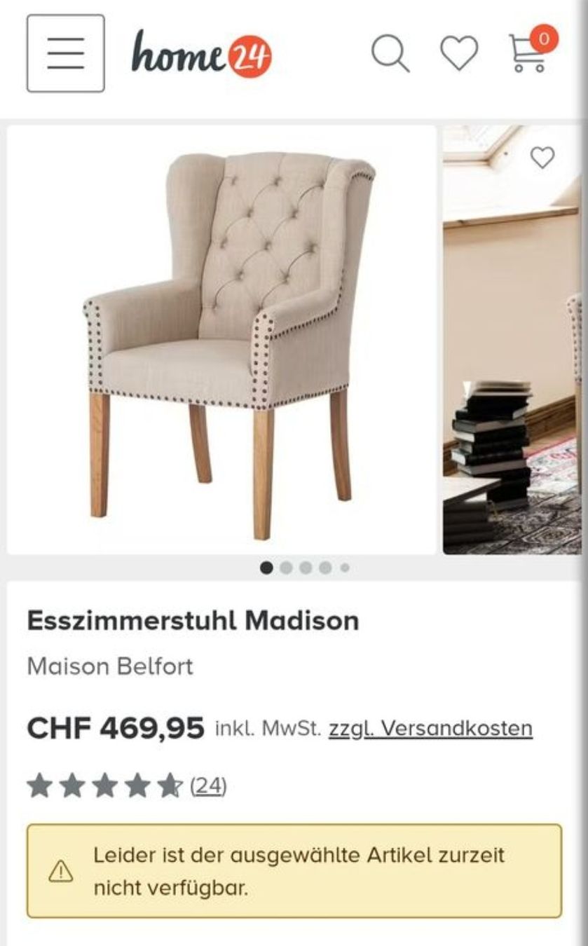Sedie: Esszimmerstuhl Madison – Usato da Attiswil venduto da No_Ita_99 2