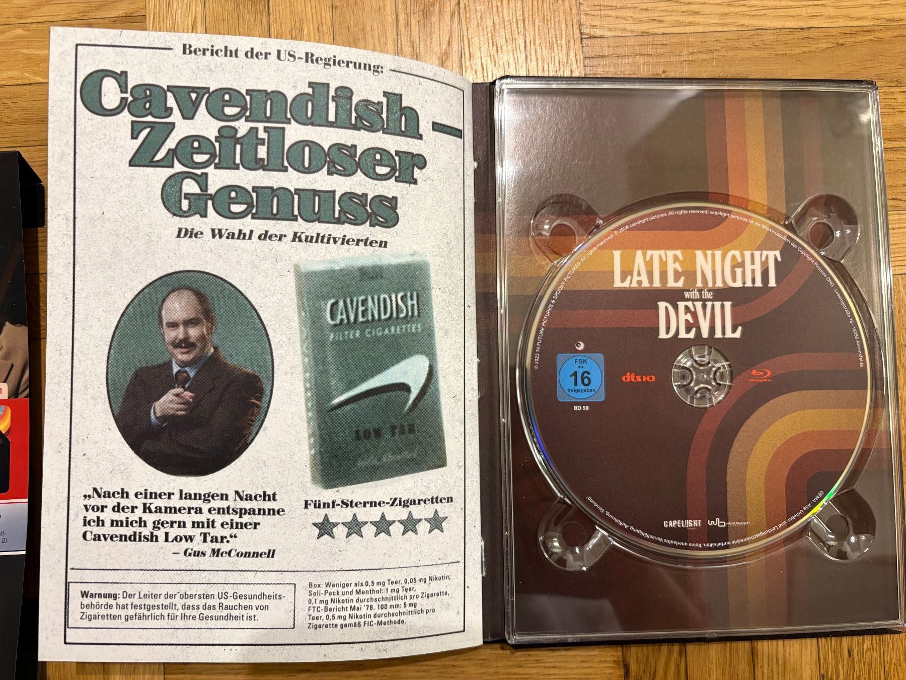 Tutti i DVDs: Late Night with the Devil - Mediabook - 4K UHD + Blu-ray – Usato da Zürich venduto da Malcom 2