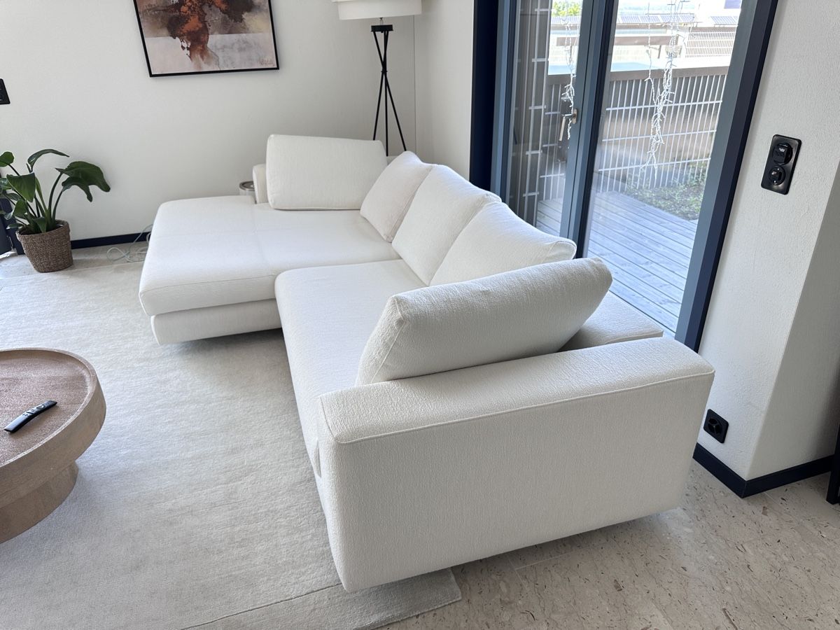 Divani: Schlossatelier White Corner Sofa with Chaise Lounge – Usato da Kloten venduto da han_hm52 2
