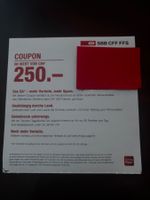 SBB Gutschein CHF 250 für GA (Neuabschluss)