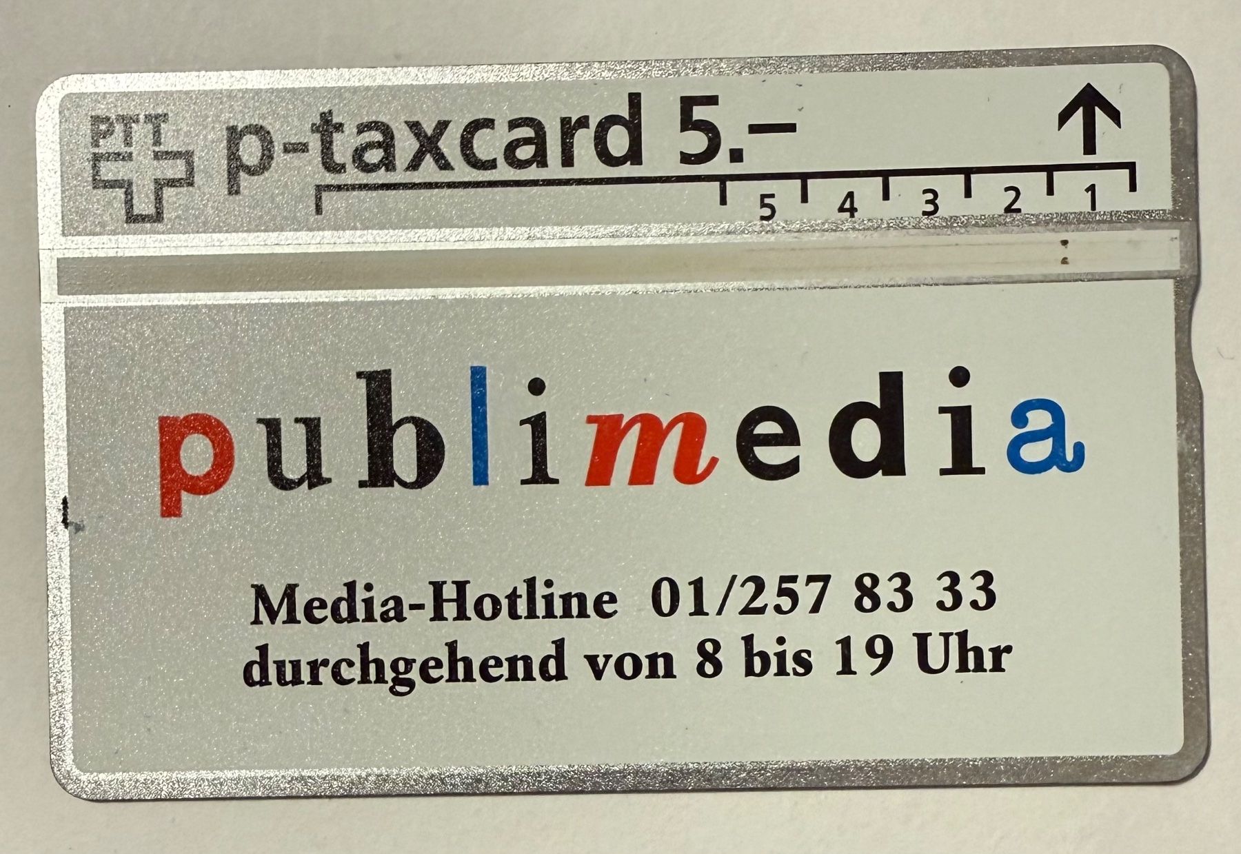 Swisscom Schede telefoniche: PTT p-taxcard Publimedia – Usato da Altdorf UR venduto da Mini037