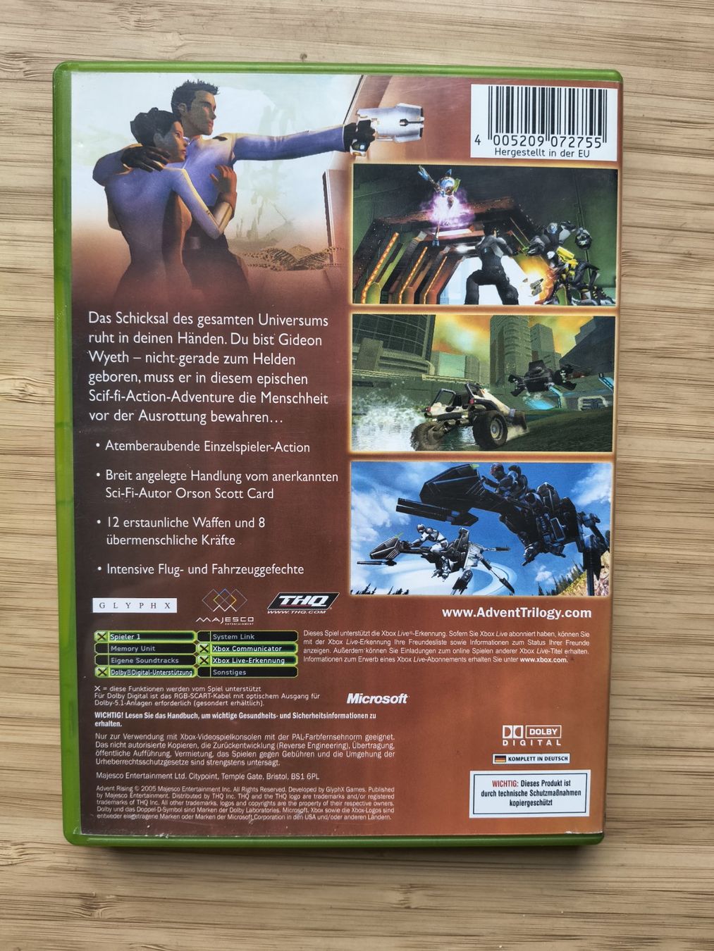 Spiele: Advent Rising (XBox) – Gebraucht aus Riedholz von ste_96cd 1