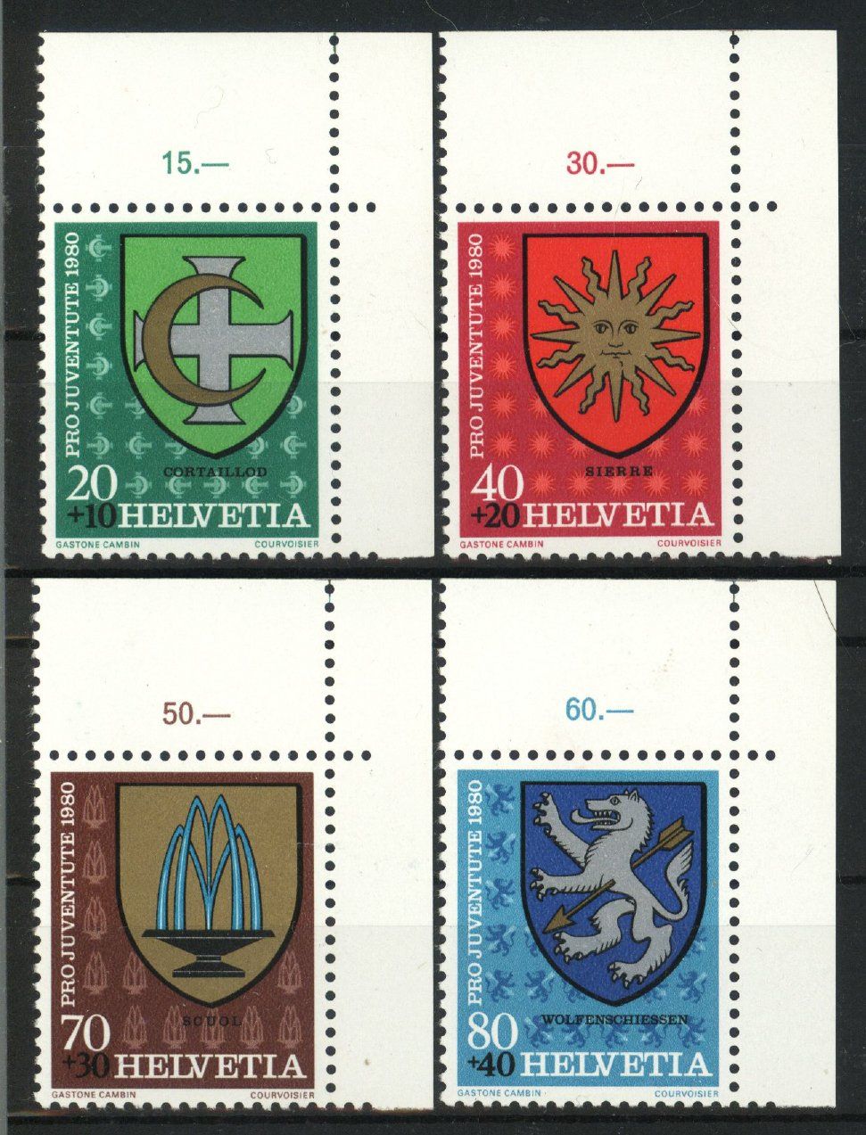 Tutti i francobolli: 1980, Pro Juventute ** – Usato da Willisau venduto da Vollstempel