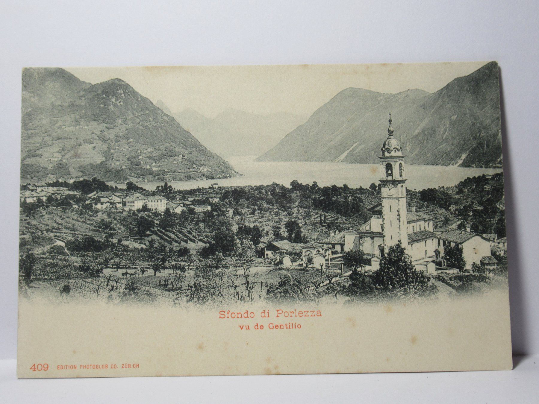 Cartoline postali: Sfondo di Porlezza – Nuovo (secondo la descrizione) da Grenchen venduto da Bluemchen1900 1