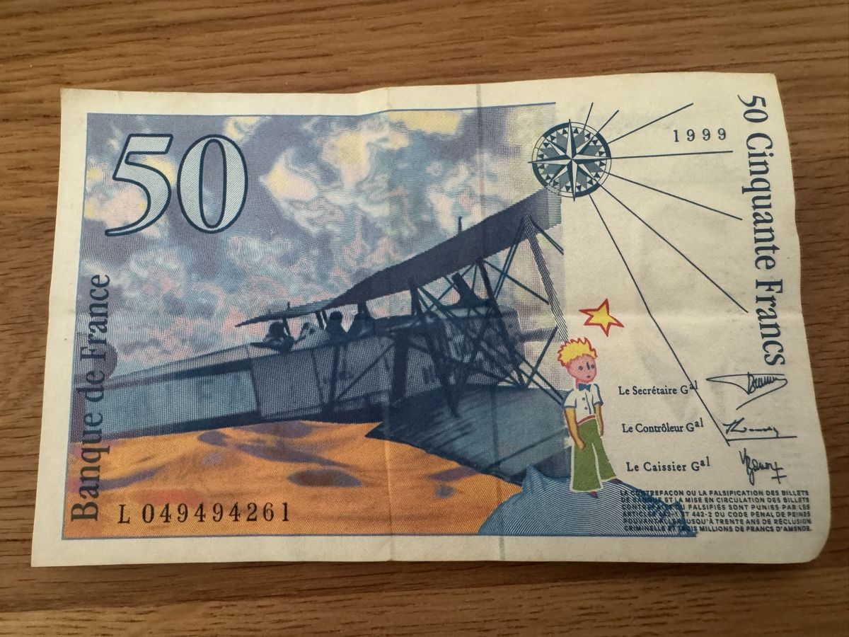 Billets de banque: Banknote 50 Francs  – D'occasion à Muhen par Kusi_ 1