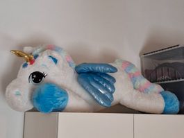 Peluche licorne géante