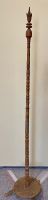 Gedrechslete Holz Stehlampenfuss, vintage, 179cm