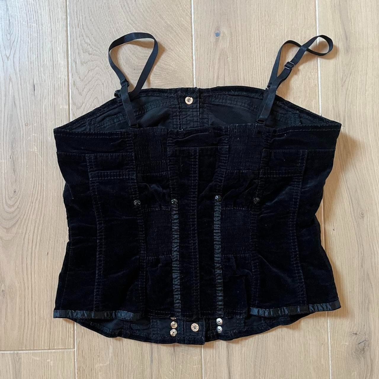 Tops: Schwarzes Samt Bustier Top, Grösse S – Gebraucht aus Richterswil von sop_zwd9 5