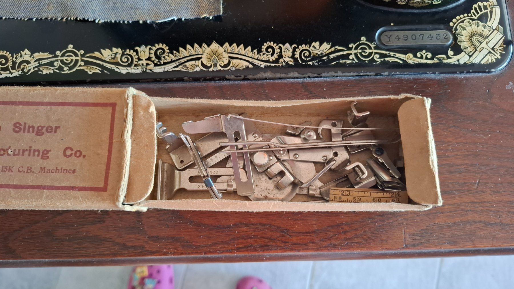 Singer Macchine da cucire: Singer Nähmaschine 1923 – Usato da Brünisried venduto da san_74_bu 3