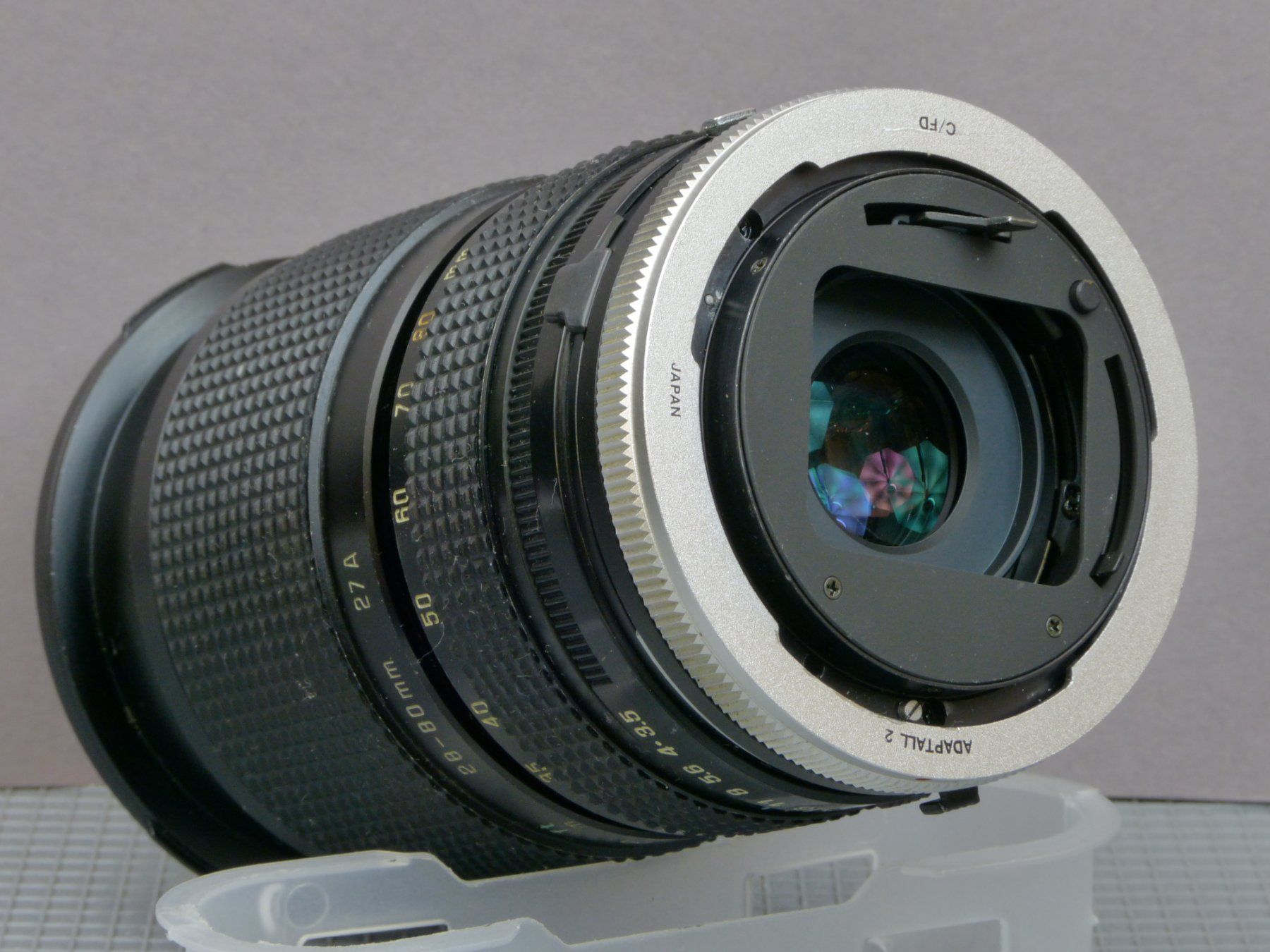 Tamron Obiettivi: Objektiv Tamron SP 28-80mm CF Macro BBAR MC Canon – Usato da Rheineck venduto da mur.man 6