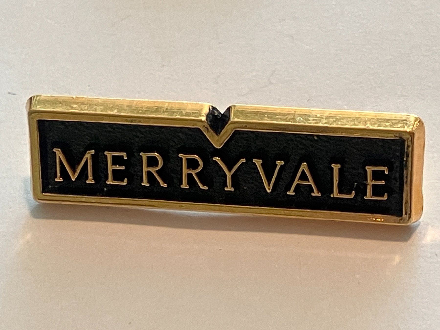 Plaketten & Abzeichen: 1 Pin Merryvale – Gebraucht aus Basel von djwwpp