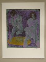 HANS ERNI: ATHLETEN, KUGELSTOSSER, LITHOGRAPHIE