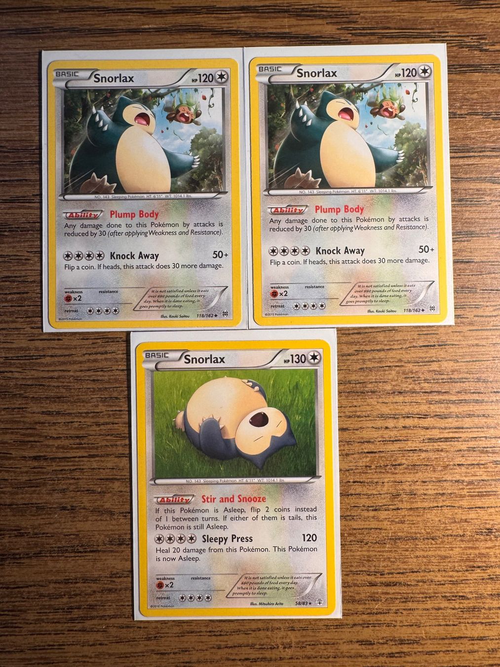 Pokémon Carte collezionabili: Pokemon Snorlax – Usato da Corticiasca venduto da gio_yp69