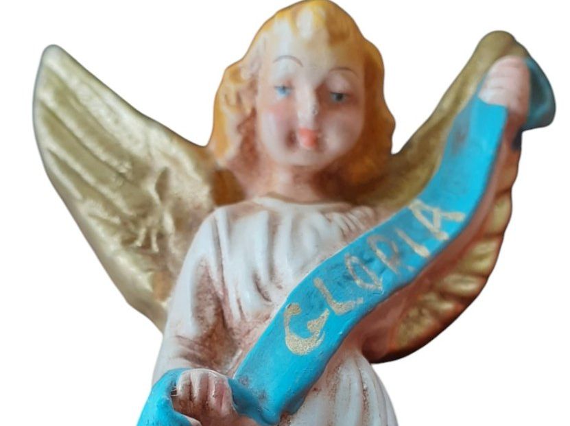 Statuette: Krippenfigur Engel antik – Usato da Mörschwil venduto da wunderkiste44 1