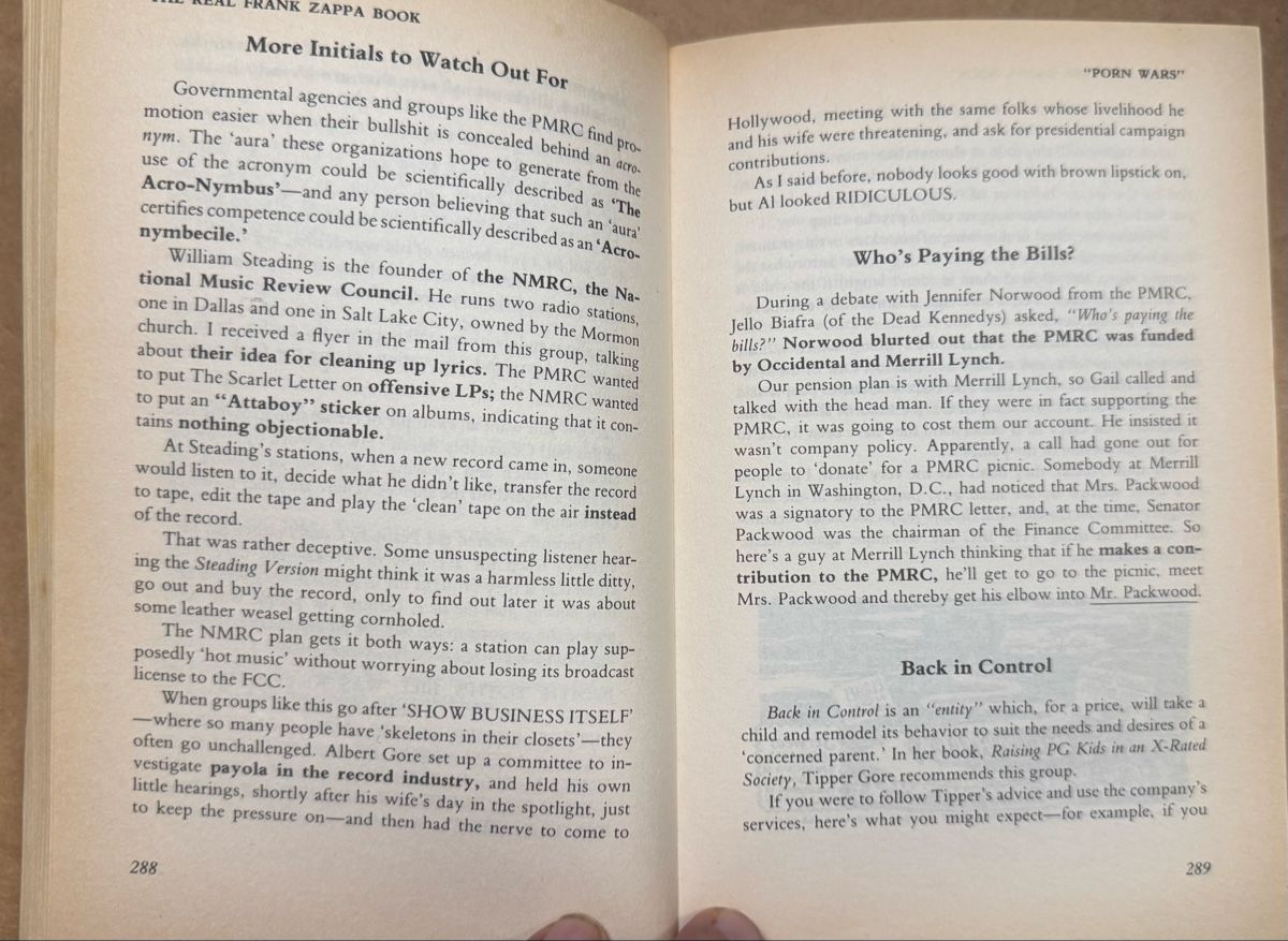 Libri: The Real Frank Zappa Book – Usato da Wettswil venduto da osoma99 6