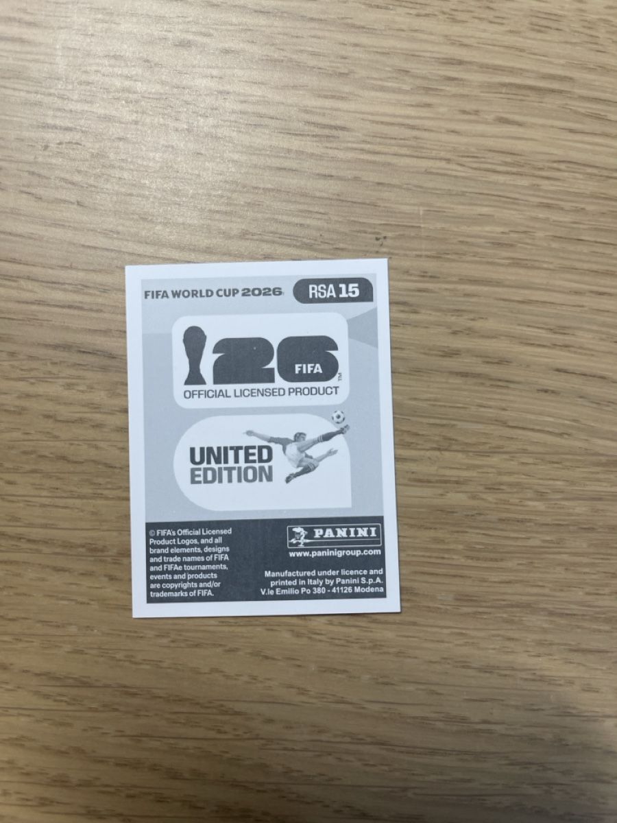 Sticker: Panini FIFA WC RSA 15 – Nuovo (secondo la descrizione) da Lausanne 26 venduto da mar_2ldv 1
