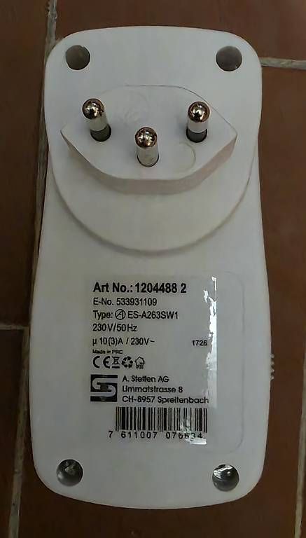 Stecker: Prise avec minuterie  – Gebraucht aus Bevaix von Nounoursch