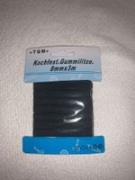 Gummilitze 8mm x 3 m schwarz gummi OVP nähen basteln band
