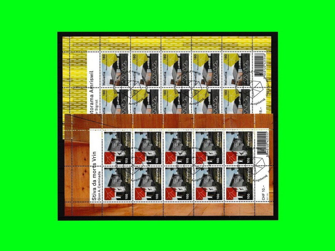 Alle Briefmarken: Bogen "Zeitgenösische Architektur" (2009) – Neu (gemäss Beschreibung) aus Dübendorf von chiara48
