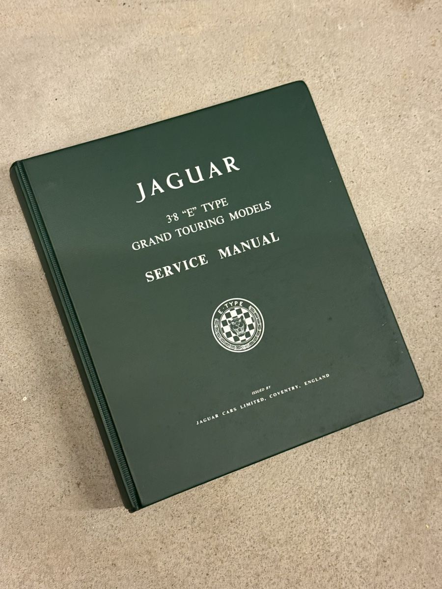 Bücher: Jaguar E-Type 3.8 Servicehandbuch original – Gebraucht aus Basel von phf4058