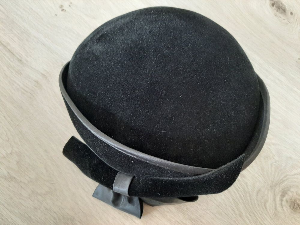 Andelaisi Haarspangen Mit Samt-Schleife – Schwarzer Satin, Langer Schwanz, Vintage-Stil, Haarschmuck Für Damen