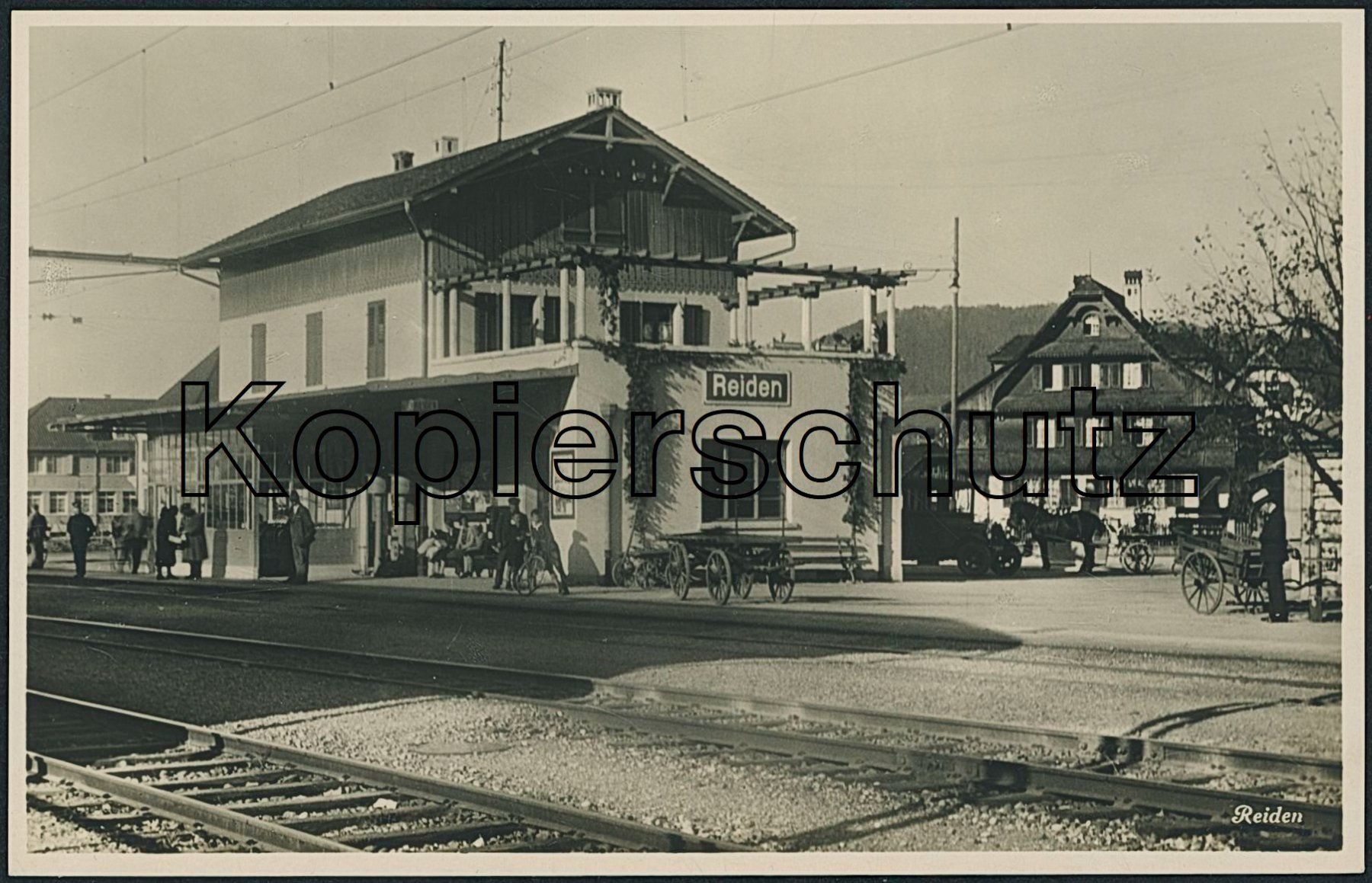 Cartes postales: LU Reiden - Bahnhof - Bahn - Postauto – Neuf (Voir description) à Schindellegi par leecollect